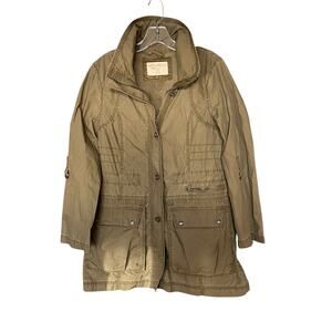 Eddie Bauer Khaki Utility Jacket Sz Petite Small